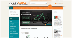 Desktop Screenshot of cyklomira.cz